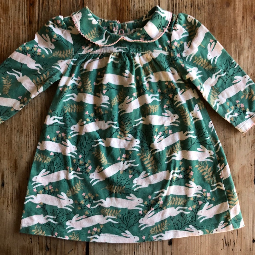 Mini Boden Rabbit Dreas 6-12 months